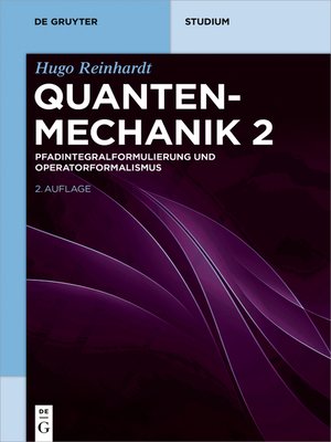 cover image of Pfadintegralformulierung und Operatorformalismus